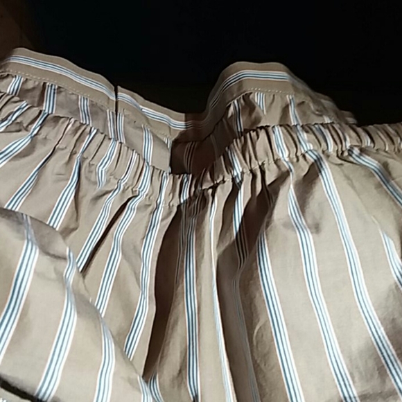 Theory 'Shirred Yoke BD Multi Ribbon Striped' Shirt button down Cotton PSm nwt - Picture 5 of 11